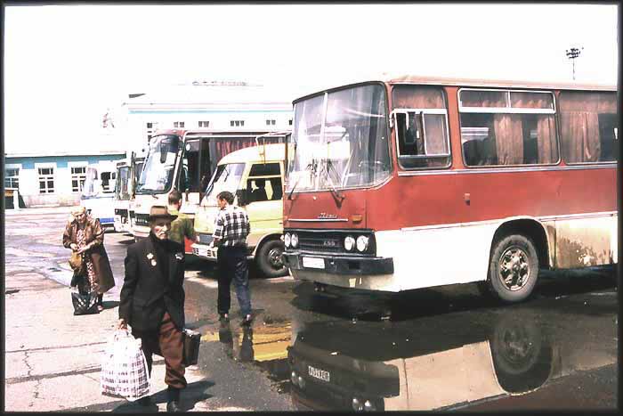Busankunft in Biysk